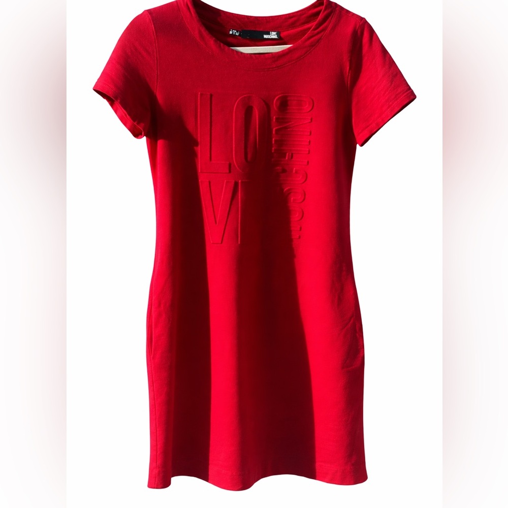 Love Moschino Vibrant Red Dress